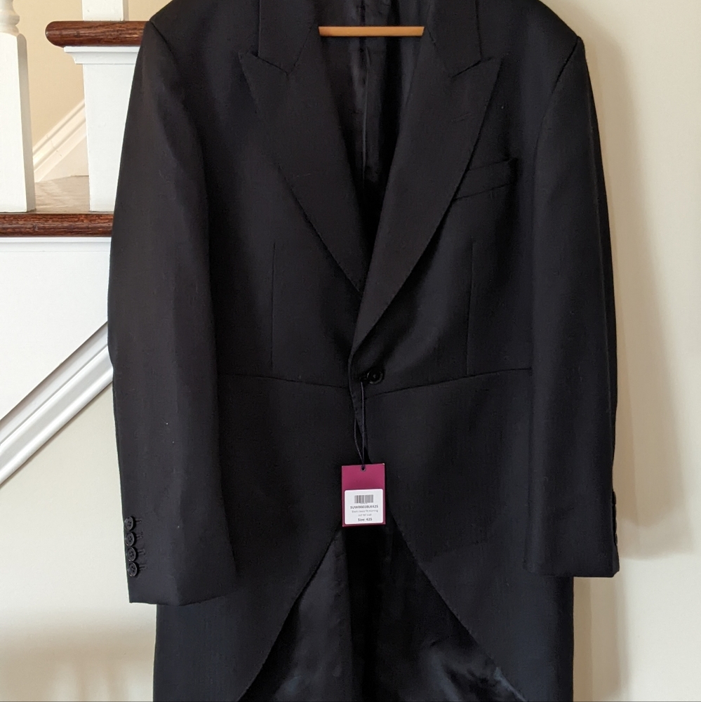 Morning Suit Tail Coat - Black